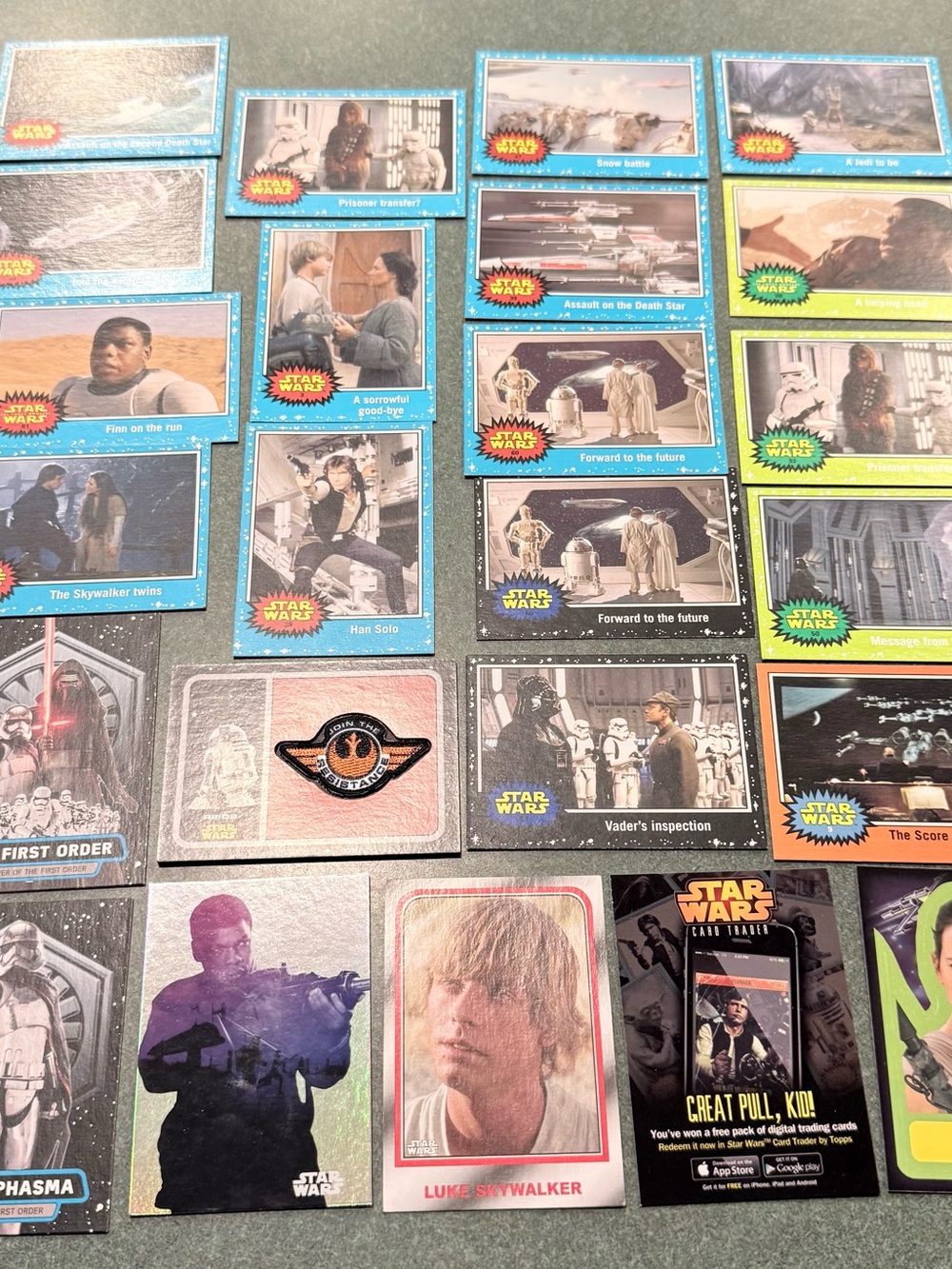 Star Wars Trading Cards Collection Mixed Characters Movie Moments by Topps